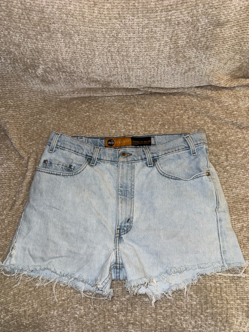Vintage Levi’s Silver Tab Distressed Shorts
